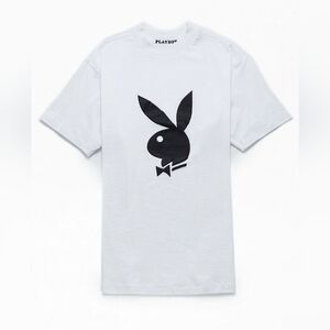 Playboy by Pacsun cropped graphic shirt bunny logo size S/M/L